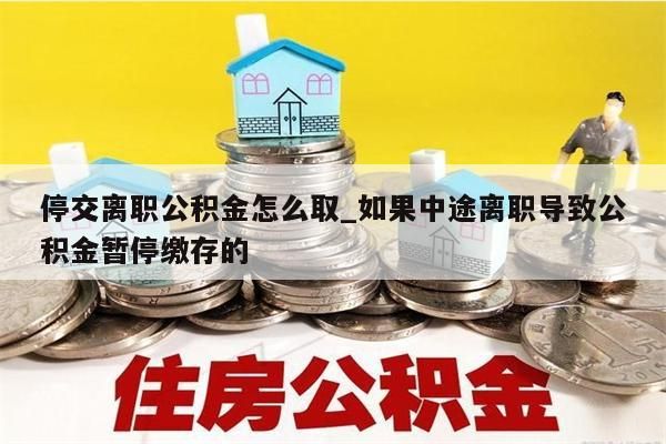 停交離職公積金怎么取_如果中途離職導致公積金暫停繳存的